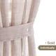 thumbnail image 2 of Cortina Jinchan de Lino para Puerta Francesa 132x102 cm Semi-translúcida Taupe, 2 of 8