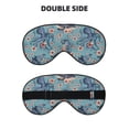 thumbnail image 2 of Goofa Underwater Animals and Flowers Printed Sleep Eye Mask for Men Women, Zero Eye Pressure Sleeping Mask, Light Blocking Night Blindfold, Soft Eye Shade Cover, 2 of 7