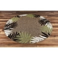 thumbnail image 3 of Capitola GAD Foliar Beautiful Contemporary Tropical Palm Leaves Indoor Outdoor Area Rug 5'3" x 7'7" 5' x 8' Rectangle, 3 of 3
