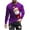 Purple, variant on Christmas Long Sleeve Tee Shirts for Men Everyday Soft Long Sleeve Tee T-Shirt Multicolor XXL