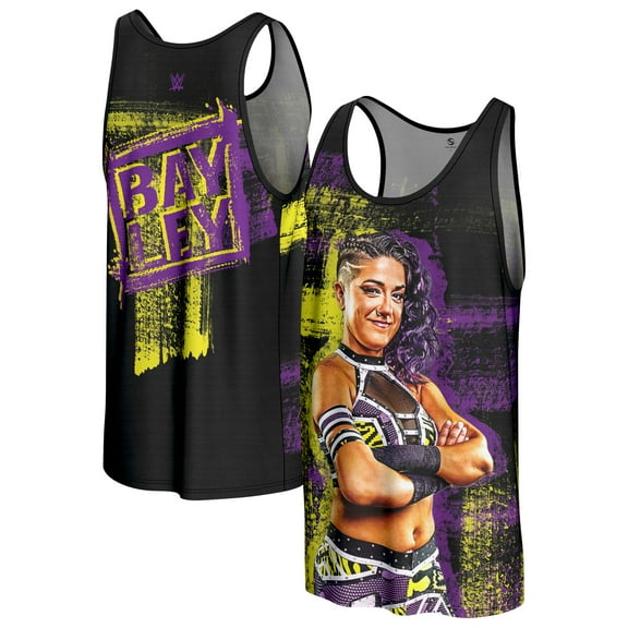 Men's ProSphere Black Bayley Superstar Tank Top