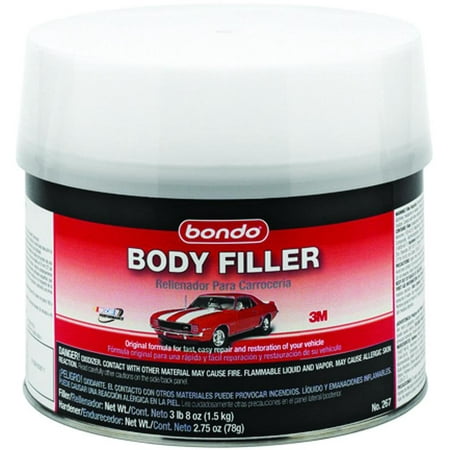 3M 00267 Bondo Lightweight Filler, 1/2 Gallon