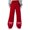 Red, variant on Valentine's Day Sweatpants For Women Bow Print Relaxed Fit Athletic Pants With Drawstring Casual Sport Pants With Pocket Black L