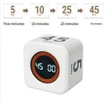 thumbnail image 3 of Timer Cube Timer Visual LED Display Time Kids Time Management Kitchen Countdown Timer, 3 of 8