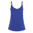 thumbnail image 5 of Viikei Womens Camisoles and Tanks Plus Size Tank Tops for Women Camisoles for Women Tops Solid Buttons V-neck Vest Sling Camisole Sleeveless T-Shirt, 5 of 7