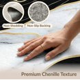 thumbnail image 6 of ODIKA 9'x12' Washable Area Rug Low Pile, Flatwoven, Abstract Swirl Veined Gilded Border Streaks Flow Symmetrical for Great Room, Indoor Concept, Large Living, 6 of 7