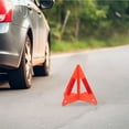 thumbnail image 1 of HOOWIFFY 3Pcs Red Plastic Emergency Triangle for Roadside Safety 10.1*10.1*8.9in, 1 of 8