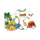 thumbnail image 5 of 2 pegatinas de pared de dinosaurio, accesorios para fotos, adornos decorativos, herramientas educativas para dormitorios, casas de alquiler, cocina,, 5 of 9