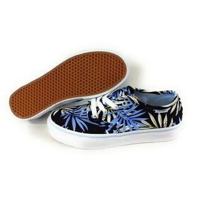 Vans Unisex Camden Stripe Black and Blue Palms Sneakers Missy 3.5