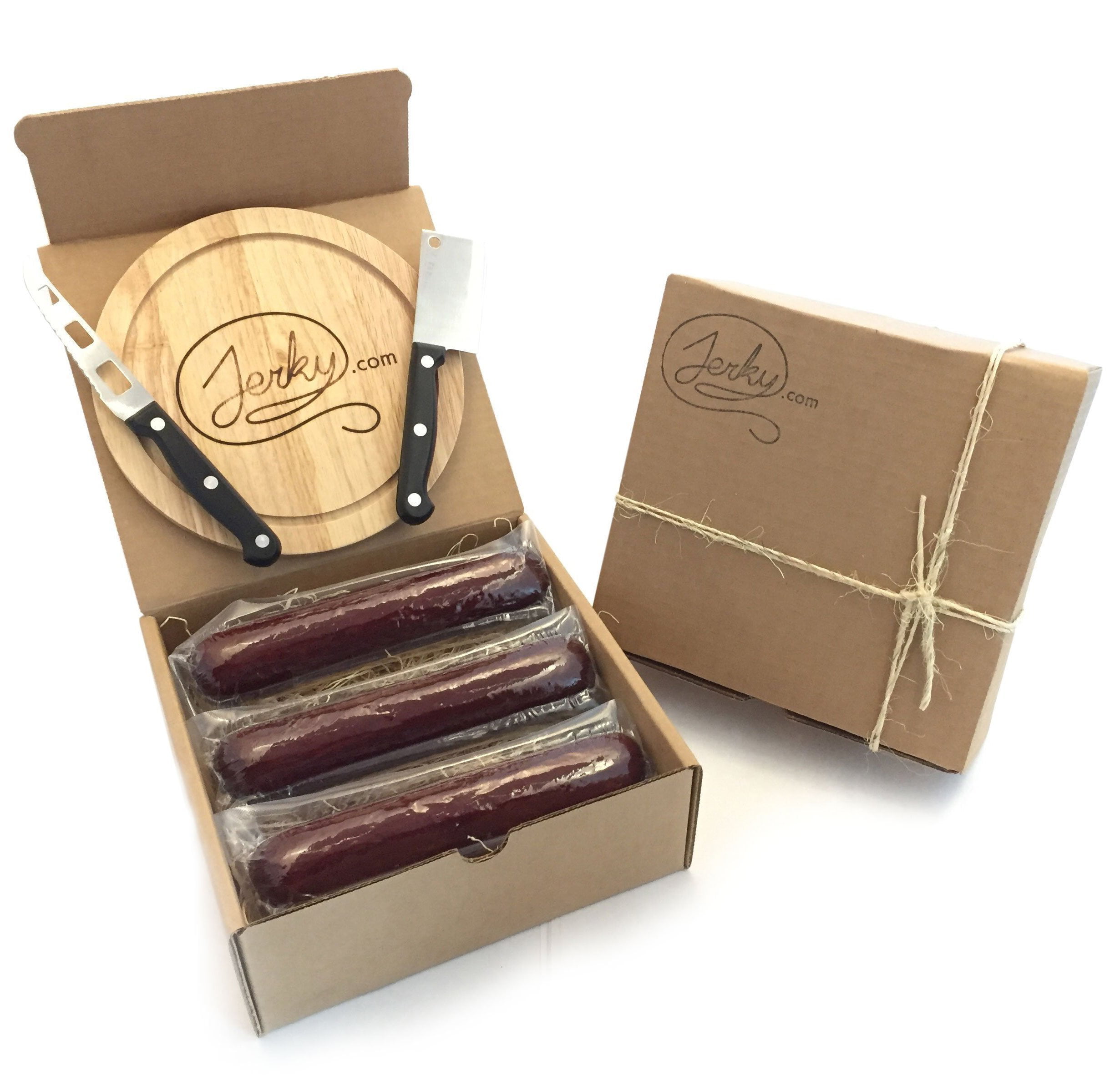 Exotic Summer Sausage Gift Box with Knife Set