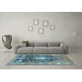 thumbnail image 3 of Ahgly Company Indoor Rectangle Animal Light Blue Traditional Area Rugs, 4' x 6', 3 of 4