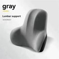 thumbnail image 2 of Memory Foam Lumbar Cushion for Car and Office, Postpartum Waist Support, Multi-Functional Back Pain Relief PillowSpace Gray, 2 of 5