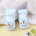 thumbnail image 2 of Generic Toddlers Socks Girls Bell Socks Baby Cotton Boys Shoes Socks Cartoon -slip Kids Sock for Babys Toddler Boy Girl Fashion Casual (One Size,Sky Blue), 2 of 7