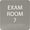 Clean Grey, variant on ADA CENTRAL SIGNS - 6" X6" Exam Room 7 Sign - ADA Compliant Tactile Graphics Grade 2 Braille Text Acrylic Wall Signs - Educational Institution Directional Assistance Test Center Door Sign for Schools