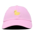 thumbnail image 4 of DALIX Cute Ducky Soft Baseball Cap Dad Hat in Light Pink, 4 of 7