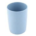 thumbnail image 1 of Soporte para cepillos de dientes y vaso de enjuague de forma redonda para baño, color azul, 1 of 2
