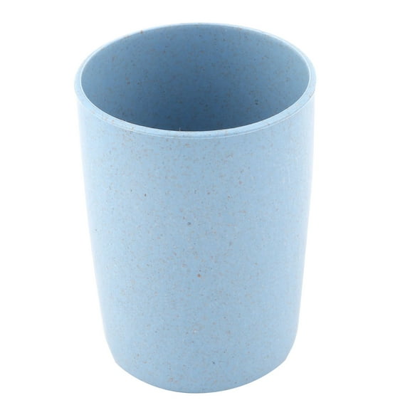 Uxcell Household Bathroom Washroom Round Shape Toothbrush Holder Gargle Cup Blue