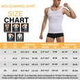 Mens Compression Undershirts Ultra Slimming Body Shaper Belly Control Vest Workout Active