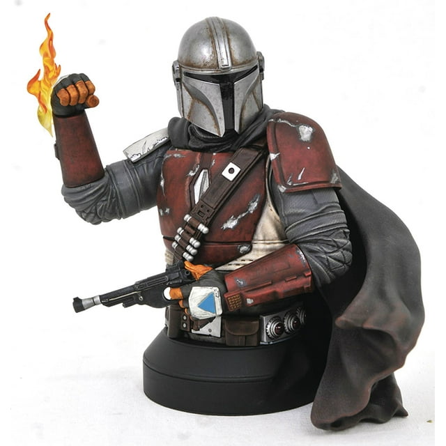 Star Wars The Mandalorian 6 Inch Bust Statue - Mandalorian MK1 Bust