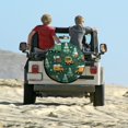 thumbnail image 6 of Garbage Truck Christmas Heavy Duty Spare Tire Cover Kids Cartoon Car Wheel Tire Covers for Travel Trailers Protectors Weatherproof Dust-Proof for Camper Truck Travel Trailer 15inch, 6 of 8