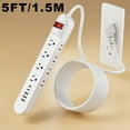 thumbnail image 3 of LEEYNEER 13-in-1 Red Switch Power Strip with 8 AC Outlets  3 USB Ports  2 Type-C Ports  Overload Protection  Side Plug Design  One-Key Mains Switch  Wall-Mountable  Flat Thin Plug  Suitab, 3 of 6