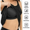 thumbnail image 4 of ORUYROP Lily Bras Tank Tops, 2 in 1 Camisoles Tank with Built-in Cups, Sleeveless Racerback Workout Yoga Tops., 4 of 7