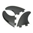 3Pcs Surfboard Fins PVC Quick Release Replacement Tri Fin Set for