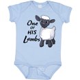 thumbnail image 3 of Inktastic One of His Lambs- Easter sheep Boys or Girls Baby Bodysuit, 3 of 5