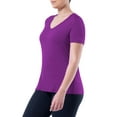 thumbnail image 2 of Athletic Works Women's Core Active Short Sleeve V-Neck T-Shirt, 2 of 7