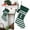 AB, variant on 20 Inches Initial Monogram Embroidered Christmas Stocking Striped Knitted Christmas Decorations Stocking Red White Green Letter Stockings For Family Holiday And Xmas Tree,Boho Wall Hanging