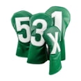 thumbnail image 1 of 4 fundas para palos de golf, fundas de madera para palos de golf, funda protectora para equipo de golf Verde, 1 of 9