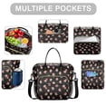 thumbnail image 2 of Pioneer Flower Floral Print Pattern Womens Lunch Box for Work,Insulated Large Lunch Bag,Leakproof Adult Lunch Bag for Work,Beach,Travel,Picnic,Camping, 2 of 6