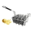 thumbnail image 4 of pitrice Taco Deep Shell Fryer Taco Holder Fried Basket Container Stand 4 Shells, 4 of 8
