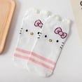 thumbnail image 3 of Calcetines Sanrio Mujer My Melody Kuromi Hello Kitty Calcetines Personaje Anime Lindo Corto Harajuku Algodón Casual Niñas Calcetines, 3 of 5