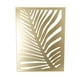 thumbnail image 2 of Esculturas de pared de metal colgantes, hojas de palma doradas, decoración de pared de metal hueca, decoración de pared de hojas de palma doradas, logra más, 2 of 12