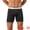 Black, variant on DARING DIVA Men's Stretch Waistband Boxer Brief Comfortable Solid Underwear 30 Dark Blue