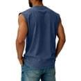 thumbnail image 3 of Men's We the People Patriotic Tank Top 1776-2026 250th Anniversary USA American Flag Graphic Shirts 4th Of July USA Independence Day Patriotic Tees USA Muscle Round Neck Tops,Blue 3XL, 3 of 3