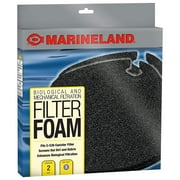 Marineland Filter Foam 2 Count, Supports Biological and Mechanical Aquarium Filtration, Rite-Size XL