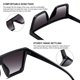 thumbnail image 5 of Gafas de sol STORYCOAST Cuadradas de Moda con Montura Grande y Protección UV400, 5 of 7