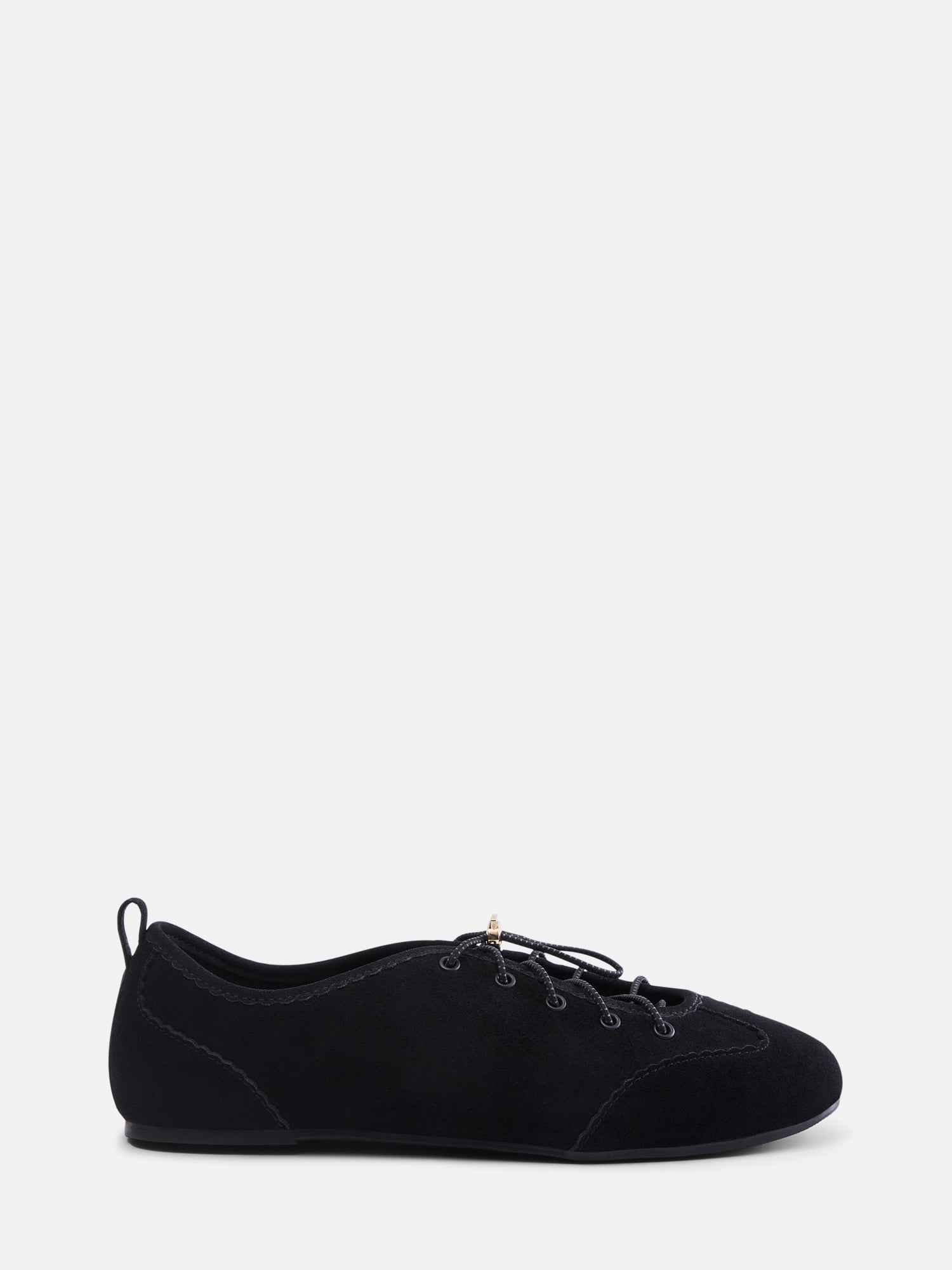 Scenario Women's Bungee Lace Faux Suede Sneakers