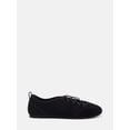 thumbnail image 2 of Scenario Women's Bungee Lace Faux Suede Sneakers, 2 of 7