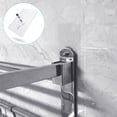 thumbnail image 4 of NIBOLOG 5Pcs Sticky Hooks Wall Mounted Good Load Capacity Plastic Wall Hook Mounting Rack Screw for Home, 4 of 8