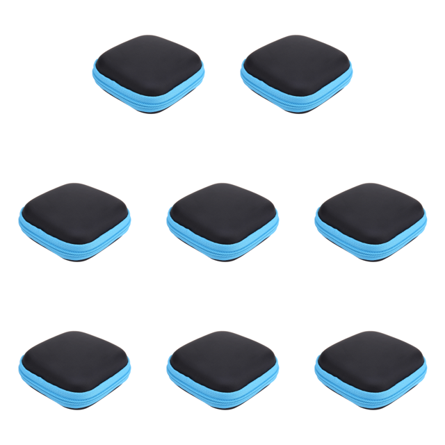 Likrtyny Nuevo Mini Square Case Bluetooth-Compatible Auricular Cable Caja almacenamiento