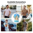 thumbnail image 6 of Lsque Bluey Pattern Golf Shirts for Men Dry Fit Print Moisture Wicking Performance Short Sleeve Polo Shirt-X-Large, 6 of 7