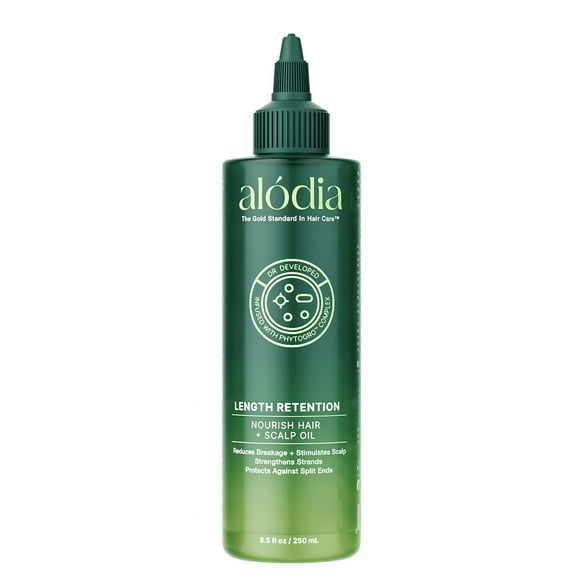 ALODIA Nourish & Grow Hair and Scalp Treatment - Avocado Oil & Rosemary Pre-Shampoo and Hot Oil for All Hair Types - 8 oz