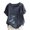 Navy D, variant on Kezqiaxn Blouses for Women Dressy Casual Summer Short Sleeve Crew Neck Work Button Up Shirt Plus Size Tops
