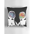 thumbnail image 5 of Ryan; Unique Astronauts in Japan Throw Pillow, Creative Space and Culture Fusion Design Perfect for Modern, Geeky, and Artistic Spaces, 5 of 7