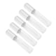 thumbnail image 1 of Botella de perfume vacía rellenable, 5 piezas de botella de perfume de vidrio transparente rellenable, atomizador de perfume vacío impulsado por el rendimiento, 1 of 14