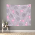 thumbnail image 2 of Balery Pink Flamingo Pattern Tapestry 60x51 Inches - Large Wall Hanging Tapestry for Bedroom, Living Room, Dorm Decor - Artistic and Aesthetic Room Decor, 2 of 9