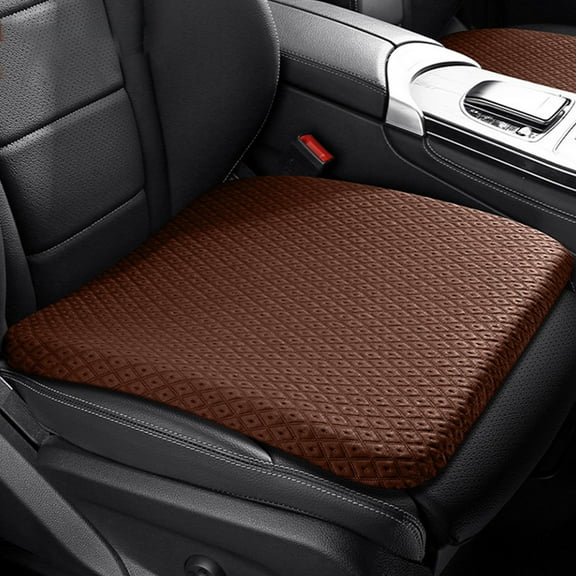 Euaioeiu Memory Foam Car Seat Cushion with Cooling Gel Layer Enhanced Lumbar Support for Office Chair and Long Distance Driving Comfort